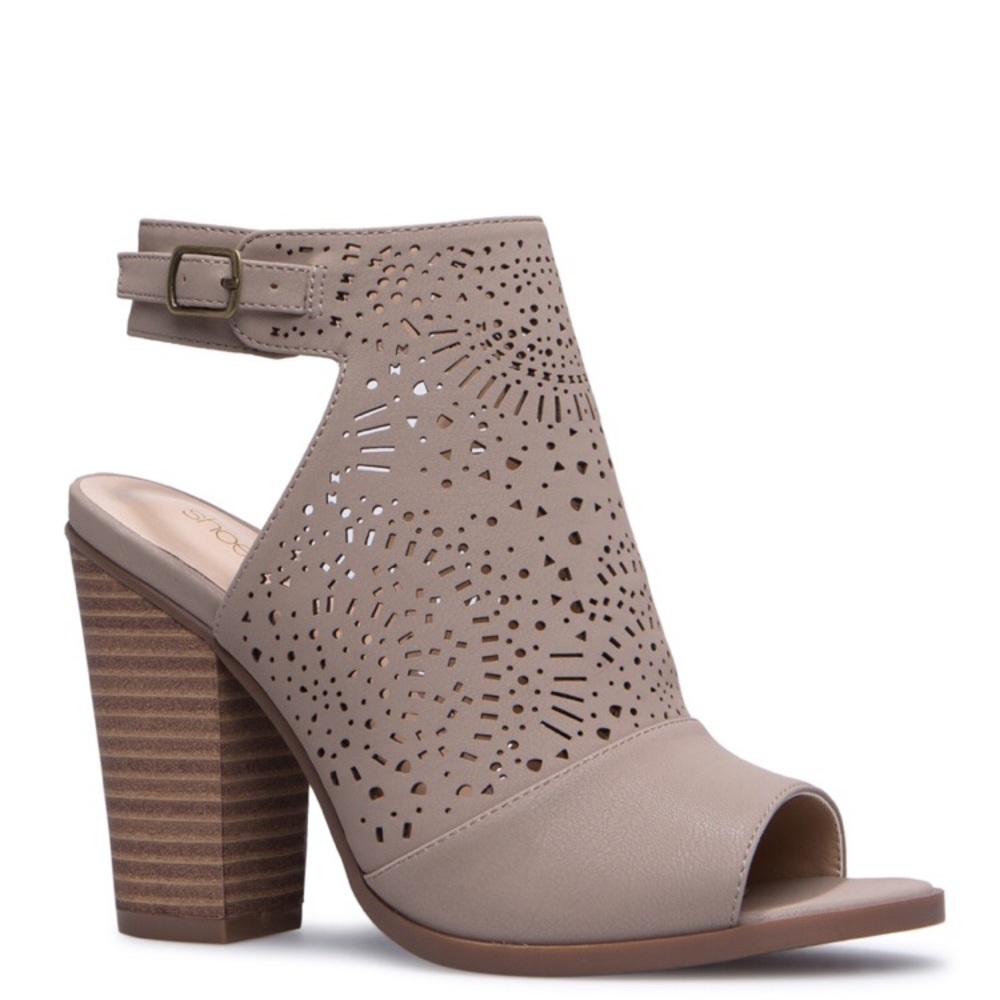 Open toe bootie